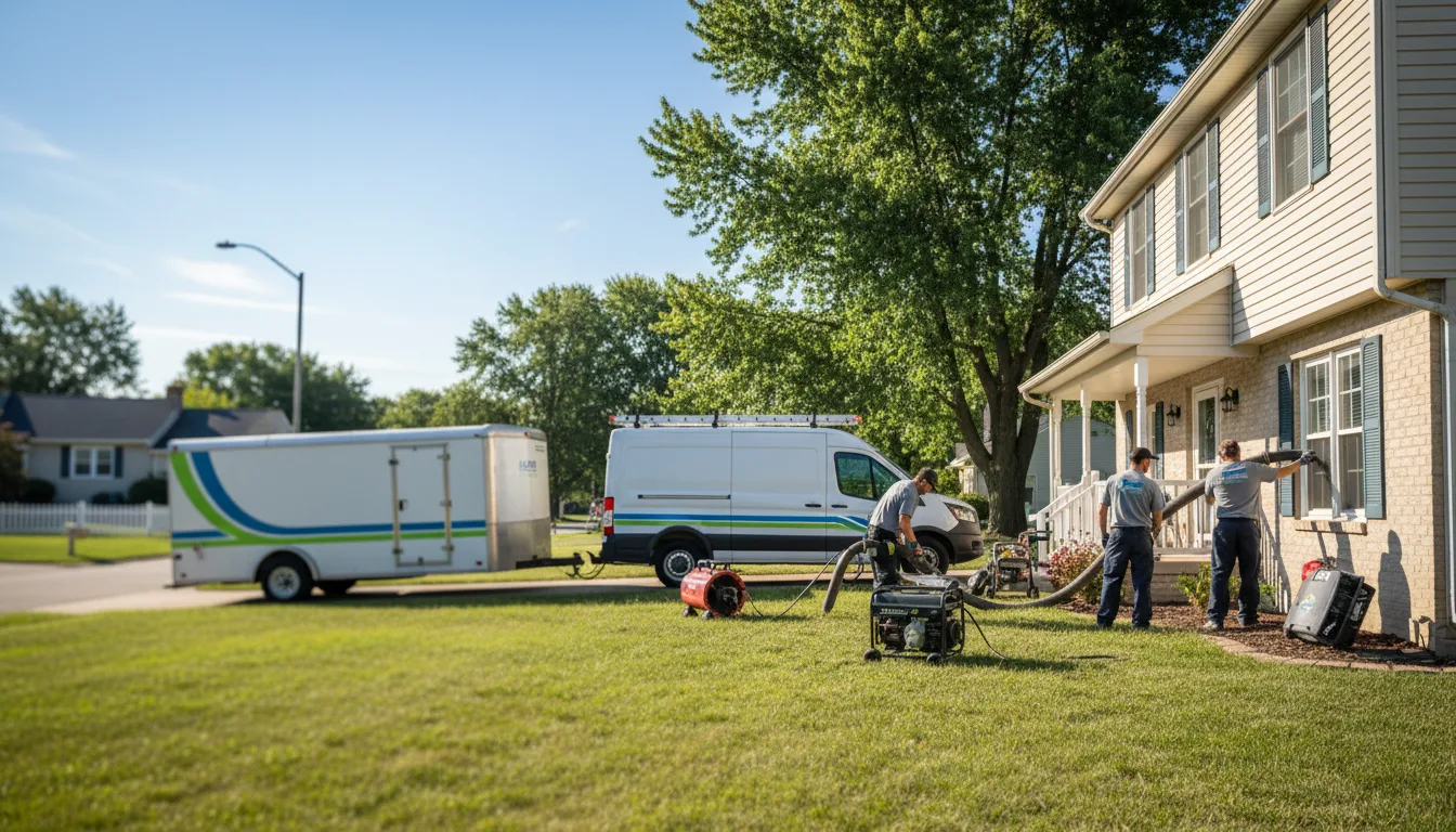 Flooded Basement Restoration And Cleanup With Repair in Ramona, KS near me